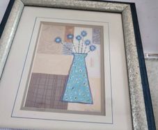 Lovely framed print still life flower.