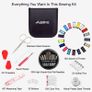 Travel Sewing Kit,  Over 70 DIY Premium Sewing Supplies,Mini Sewing kit for Home, Travel & Emergency Filled with Mending and Sewing Needles, Scissors, Thimble, Thread,Tape Measure etc Image 5