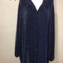 Boohoo navy sparkly blouse (size 26) Image 7
