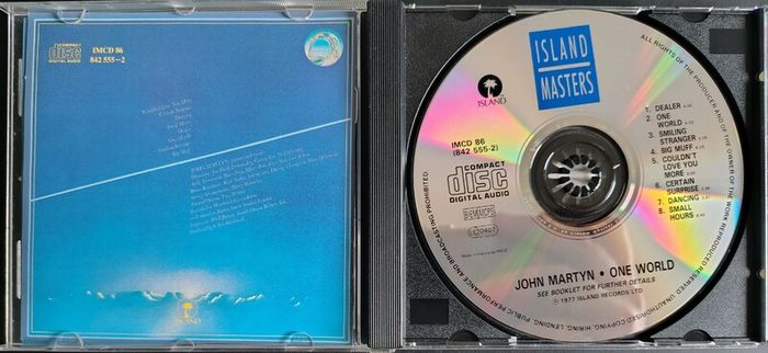 John Martyn - One World CD (1990) Soft Rock Folk EX+