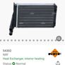 VW Audi Skoda Heat Exchanger, interior heating Image 2