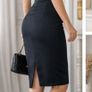 Elegant Black Pencil Skirt, Warehouse | Size 12 Image 4