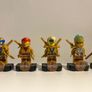 LEGO Ninjago Golden 10 year anniversary mini figures (RARE) Image 4