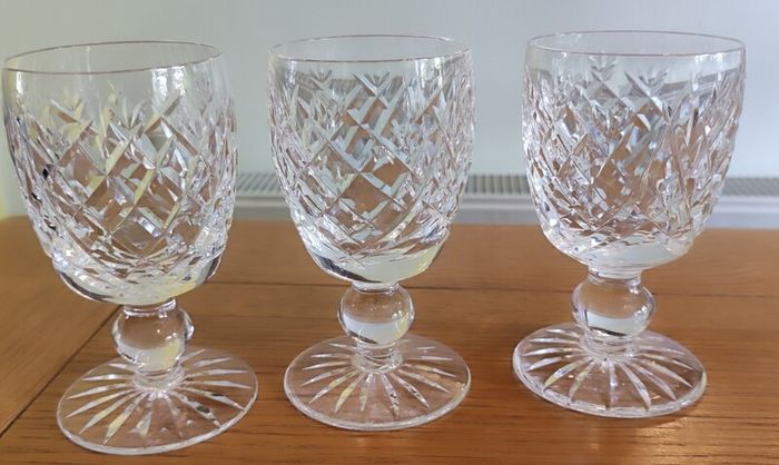 Selection Of Vintage Waterford Crystal Sherry Glasses
