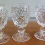 Selection Of Vintage Waterford Crystal Sherry Glasses Image 4
