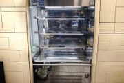 Atosa Stainless Steel Commercial Open Multideck Display Fridge