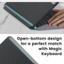 PITAKA iPad Pro 11inch Case 4th/3rd Generation 2022/2021, Magic Keyboard Compatible Slim Magnetic Case, Aramid Fibre Made, with Carbon Fibre Look[MagEZ Case 2]Fits MagEZ Stand and MagEZ Folio, Black Image 7