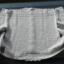 Vintage White Hand-Crocheted Cardigan Image 4