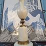 Vintage Alabaster Lamp Image 3