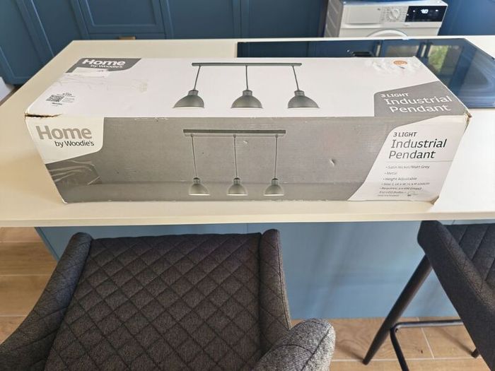 Grey pendant light