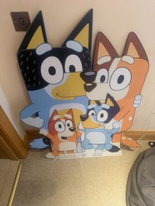 Bluey cardboard cutout