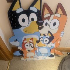 Bluey cardboard cutout