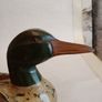 Vintage Hand Carved and Painted Decoy Duck Image 2
