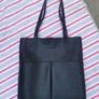 Black leather tote bag Claudia Canova Image 5