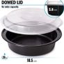 Round Plastic Meal Prep Containers - Reusable BPA Free Food Containers with Airtight Lids - Microwavable, Freezer and Dishwasher Safe - Stackable Salad Bowls MULTIPLE AMOUNTS AVAILABLE (FREE POSTAGE) Image 4
