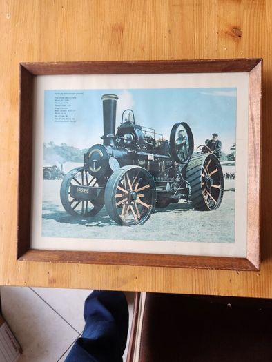 A Set Of Six Prints Of Vintage Steam Engines.