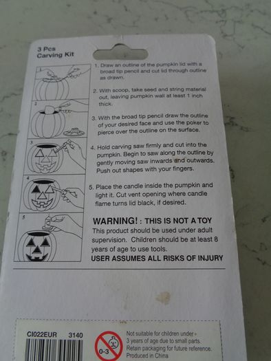 Pumpkin Carving Kit for Sale