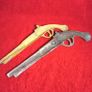Vintage Brass Pistols  ( Wall Decor ) X 2 Image 7