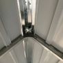 Garden Shed with Extended Roof Light Grey 277x110.5x181 cm Steel Image 7