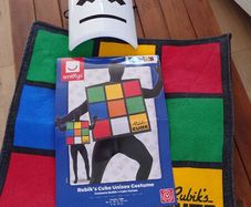 Rubik's cube unisex costume