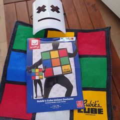 Rubik's cube unisex costume