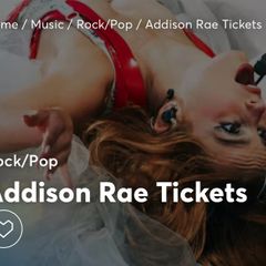 Addison Rae Tickets General Admission - IMMA 3rd June