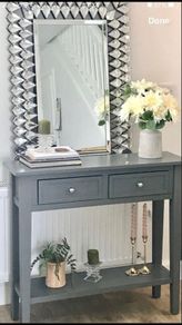 Console Table and Mirror