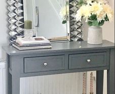 Console Table and Mirror