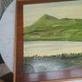 Vintage Woodcut Mount Errigal Scene Image 4