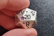 Heavy Metal D&amp;D Dice Set, Purple Druid Theme