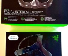 Oculus Meta Quest 2 Premium Razor Head Strap + Facial Interface VR Accessories- Sealed