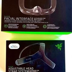 Oculus Meta Quest 2 Premium Razor Head Strap + Facial Interface VR Accessories- Sealed
