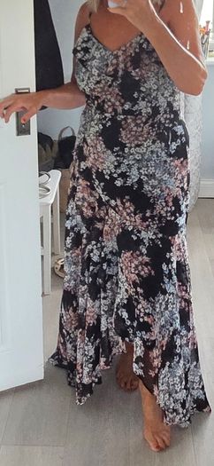 Black Flowery Dress