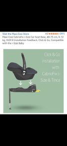 Maxi-Cosi CabrioFix i-Size ISOFIX base brand new in box!