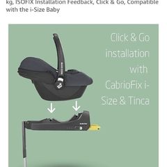 Maxi-Cosi CabrioFix i-Size ISOFIX base brand new in box!