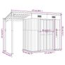 Garden Shed 277x110.5x181cm Image 7