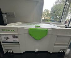 Festool RS 200 EQ sander in Systainer with new pad