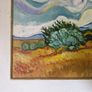 Original Handpainted Van Gogh "Cypress Trees" Reproduction  Oil on Canvas Image 4