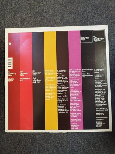 Brand New Heavies Saturday Night 12' ft Mos Def