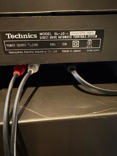 Technics SL-J2 automatic linear tracking turntable