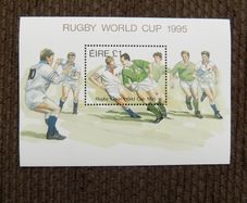 Irish 1995 Mini Sheet.Rugby World Cup Championship in South Africa.MNH.