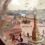 Antique Victorian Souvenir Domed Glass Picture Paperweight Image 10