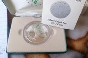 1990 Ireland Silver Proof 10 ECU Coin
