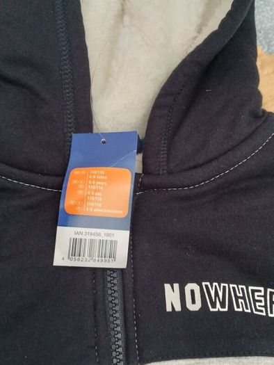 Brand new with tag kids hoodie 4 to 6 years