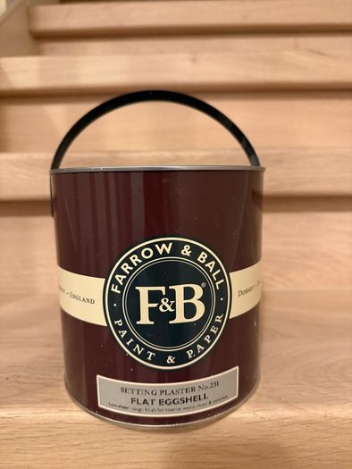 Farrow & Ball Setting Plaster Flat Eggshell 2.5L