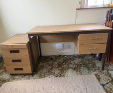 3-Drawer Cabinet & Matching Desk