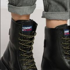 Tommy Jeans leather boots  Excellent condition