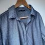 Opus Grey Microdot Chambray Shirt Image 2