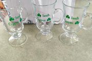 A Set of  3 Vintage Irish Coffee Glasses
