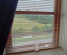 wooden blinds